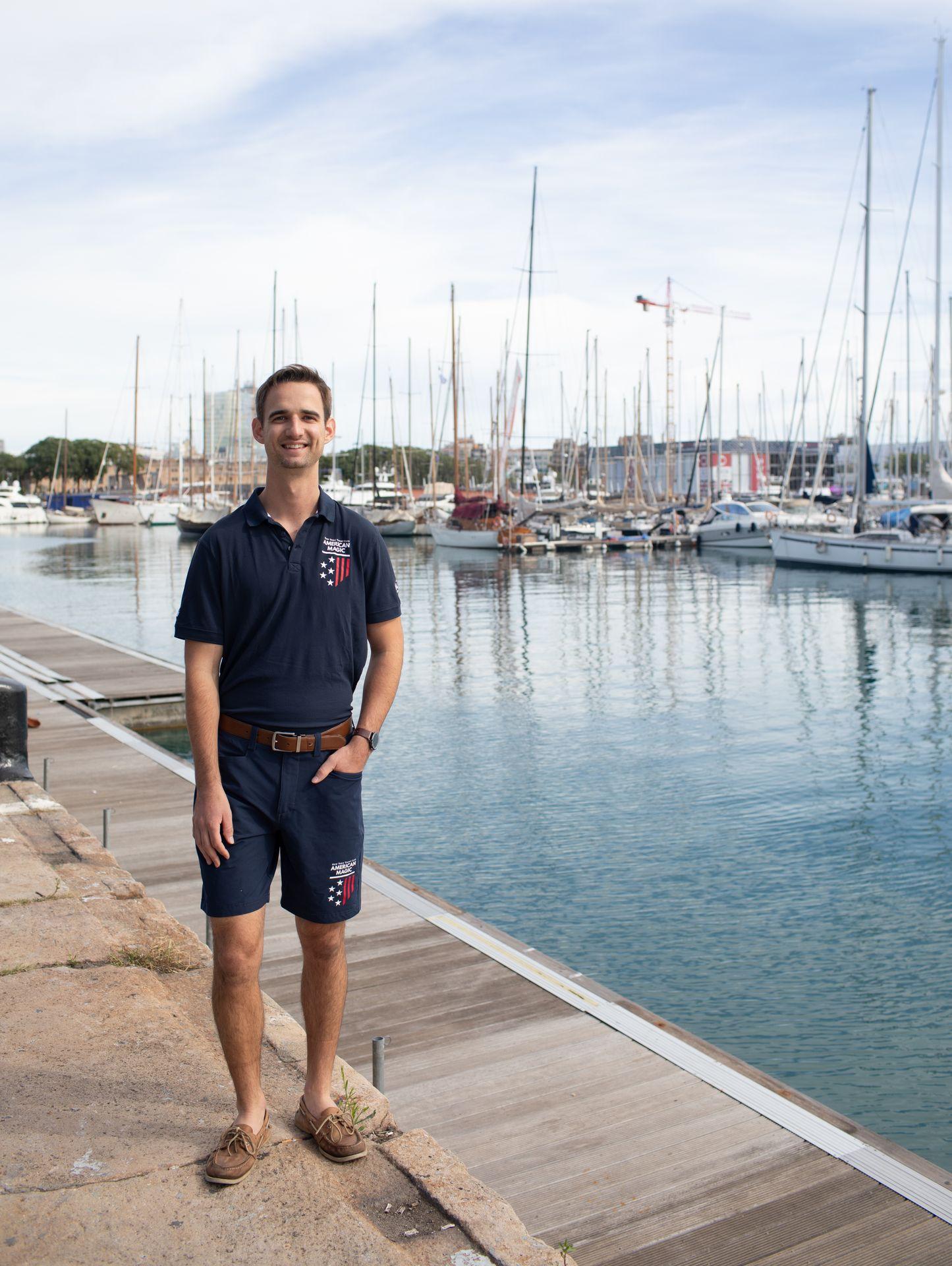 Liam Shanahan america's cup engineer for american magic